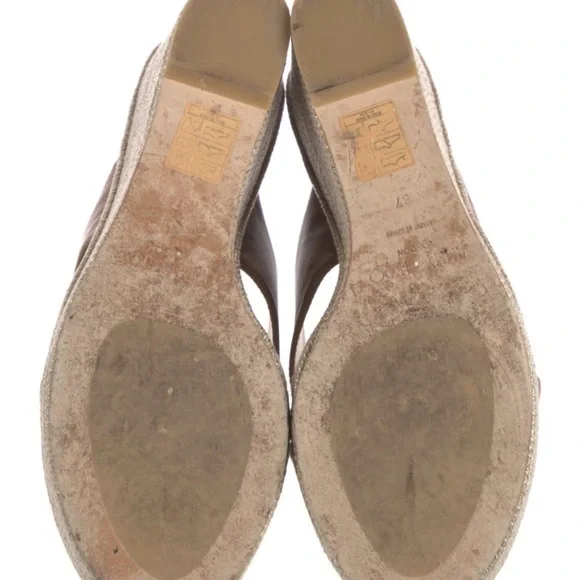 Authentic Jimmy Choo Brown Espadrille Sandals - Picture 5 of 5